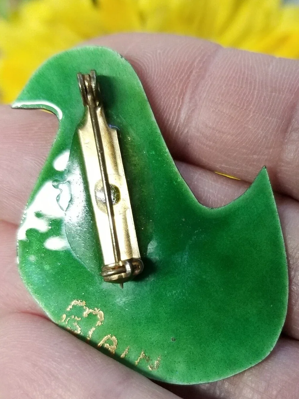 Handcrafted Bird Brooch